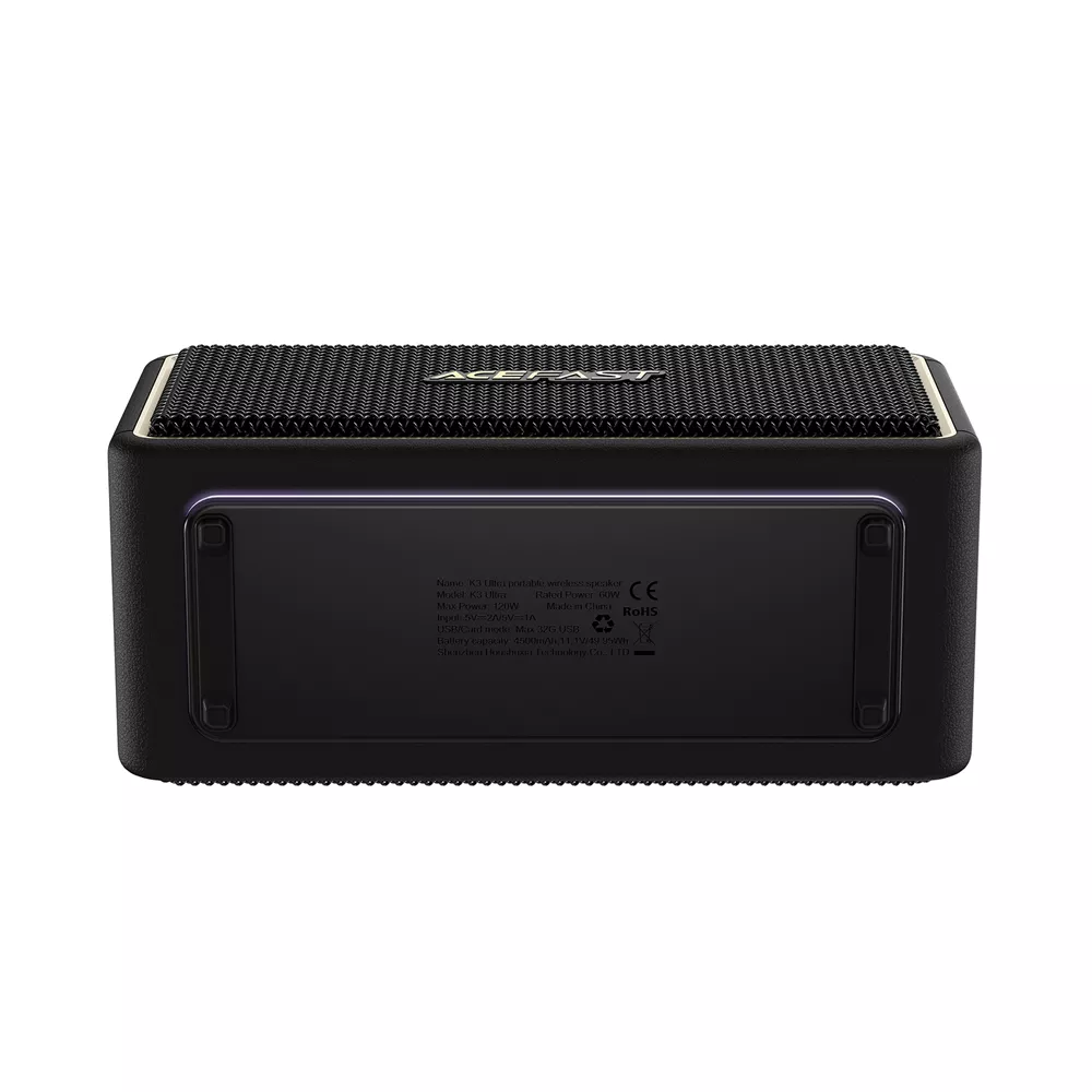 Acefast 120W IPX6 Bluetooth Speaker - Black - Image 3