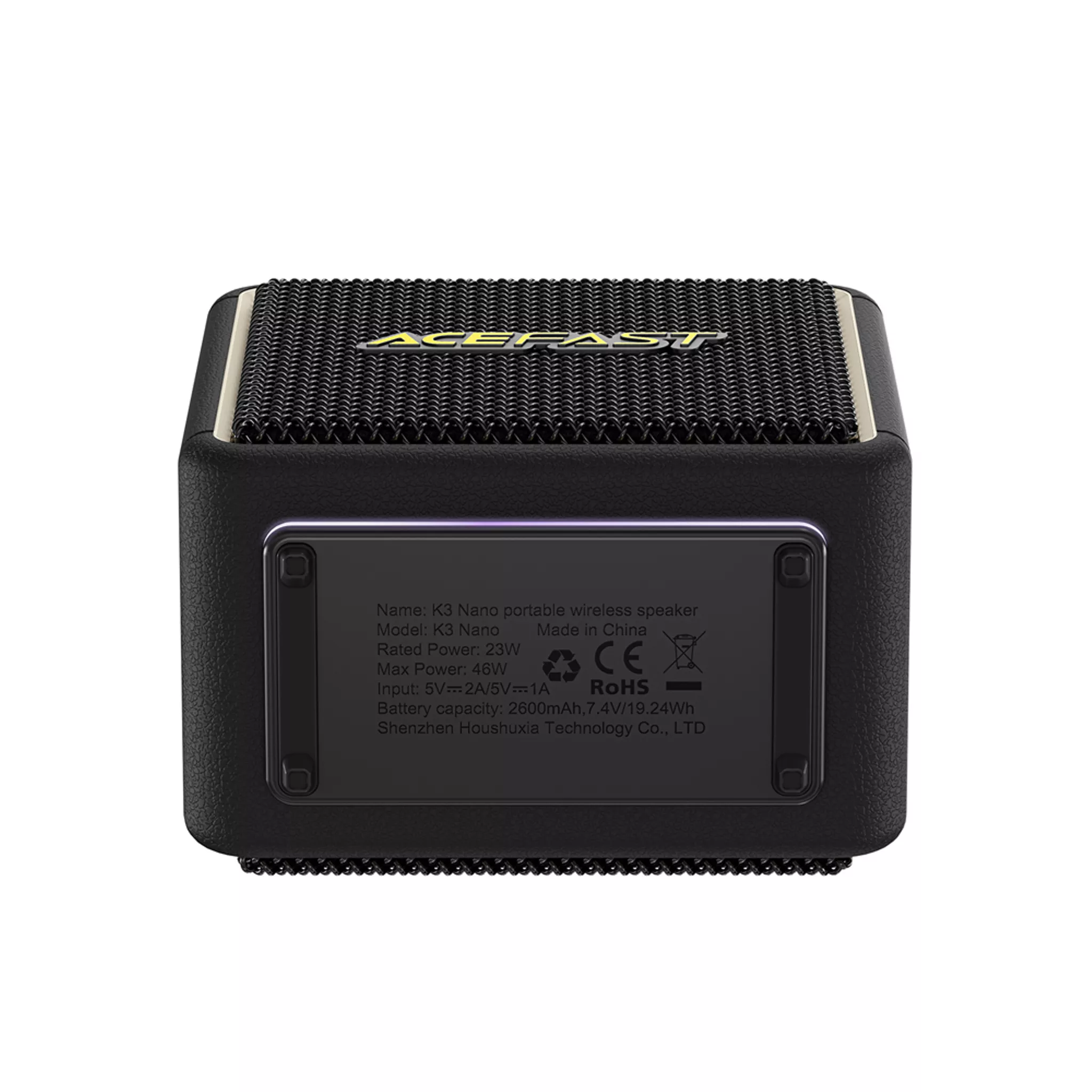 Acefast 46W IPX6 Bluetooth Speaker - Black - Image 3