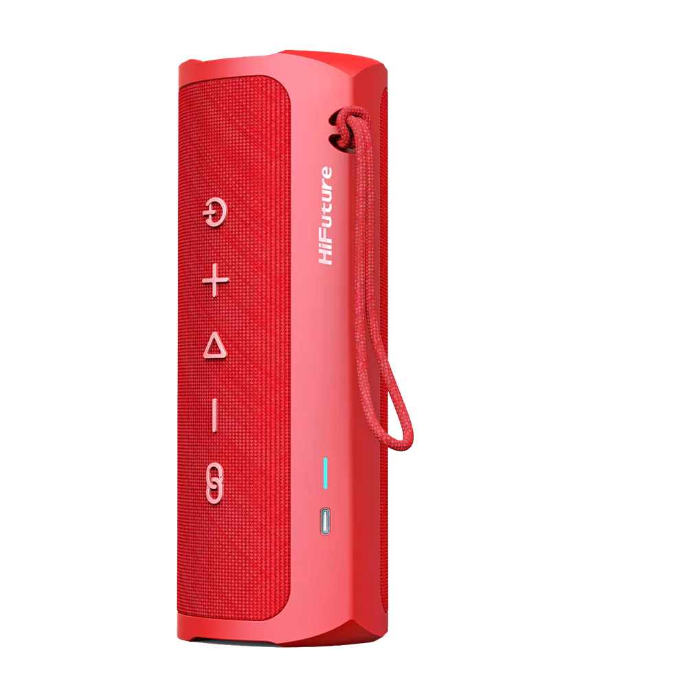 HiFuture Ripple 30W Bluetooth Speaker - Red - Image 2